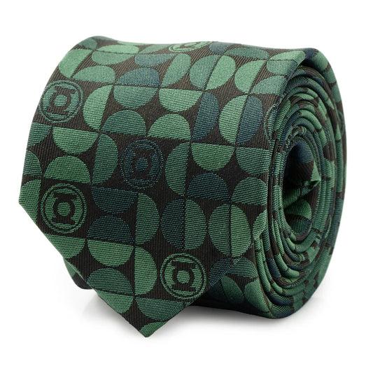 DC Green Lantern Charcoal Men's Tie - Cufflinks.com - Flyclothing LLC