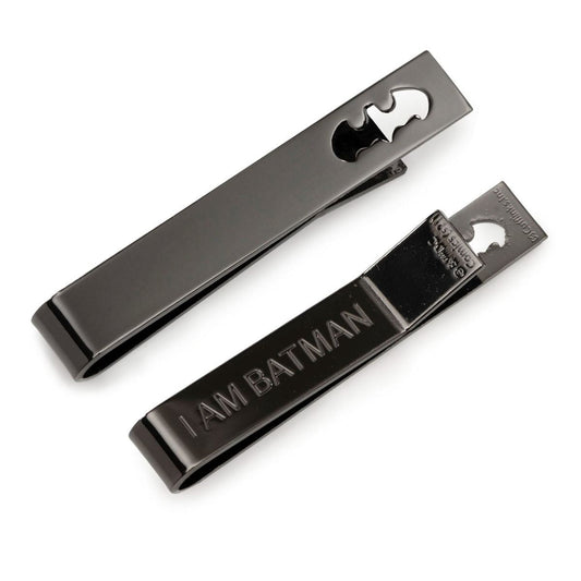 DC Batman I Am Batman Black Tie Bar