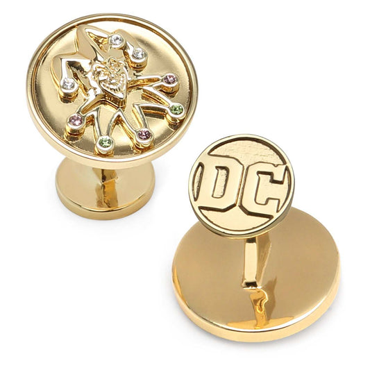 DC Joker Gold Cufflinks - Cufflinks.com - Flyclothing LLC
