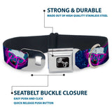 Dog Bone Seatbelt Buckle Collar - Laser Eye Cats in Space - Buckle-Down - Flyclothing LLC