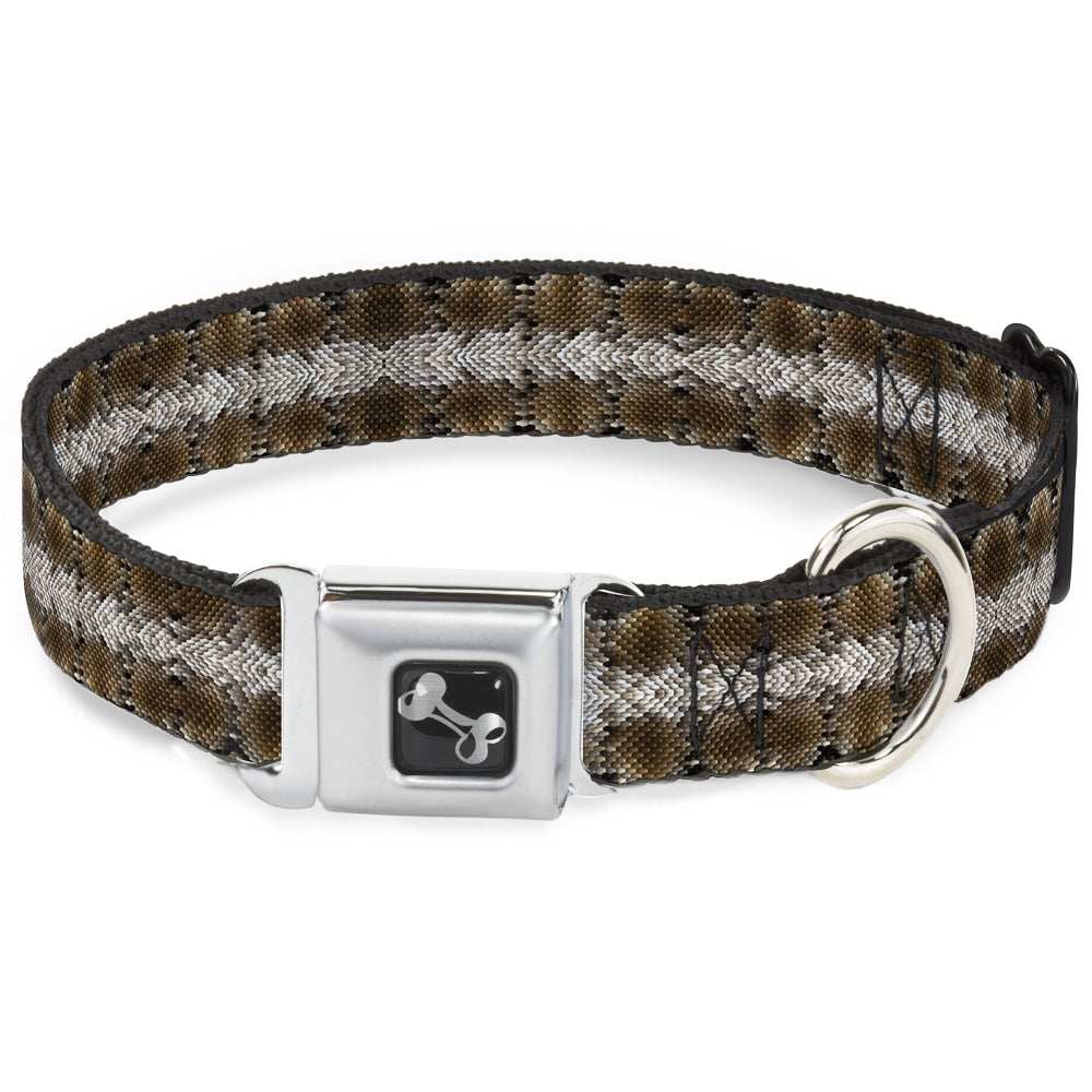 Dog Bone Seatbelt Buckle Collar - Snake Skin 2 - Buckle-Down - Flyclothing LLC