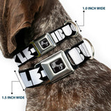 Dog Bone Seatbelt Buckle Collar - BUCKLE-DOWN Shapes Black/White - Buckle-Down - Flyclothing LLC