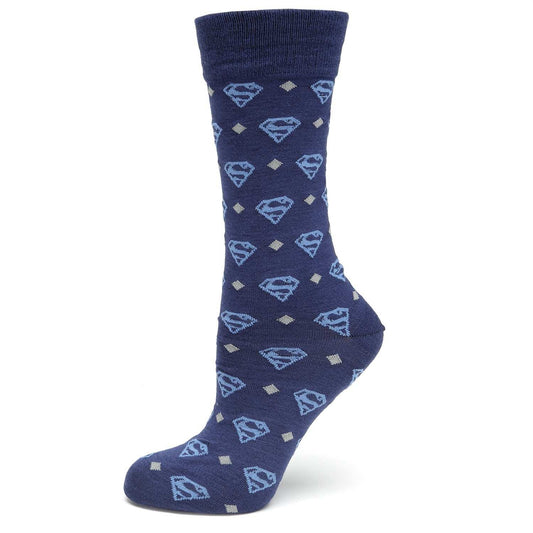 DC Superman Diamond Navy Socks - Cufflinks.com - Flyclothing LLC