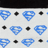 DC Superman Diamond Gray Socks