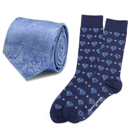 DC Superman Tie and Sock Gift Set - Cufflinks.com - Flyclothing LLC