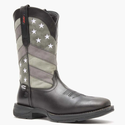 Rebel by Durango® Faded Black Flag Western Boot - Durango - Flyclothing LLC
