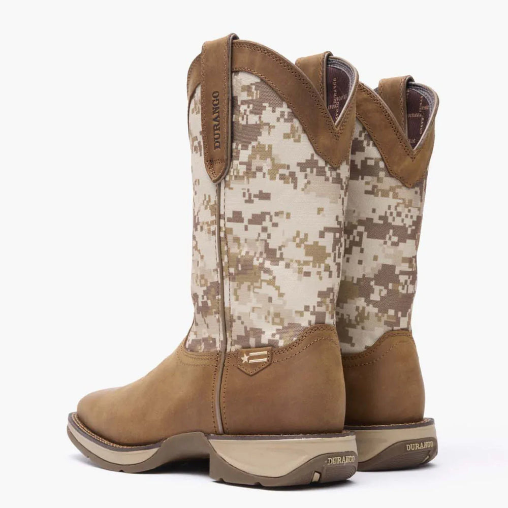Rebel by Durango® Desert Camo Pull on Western Boot - Durango - Flyclothing LLC