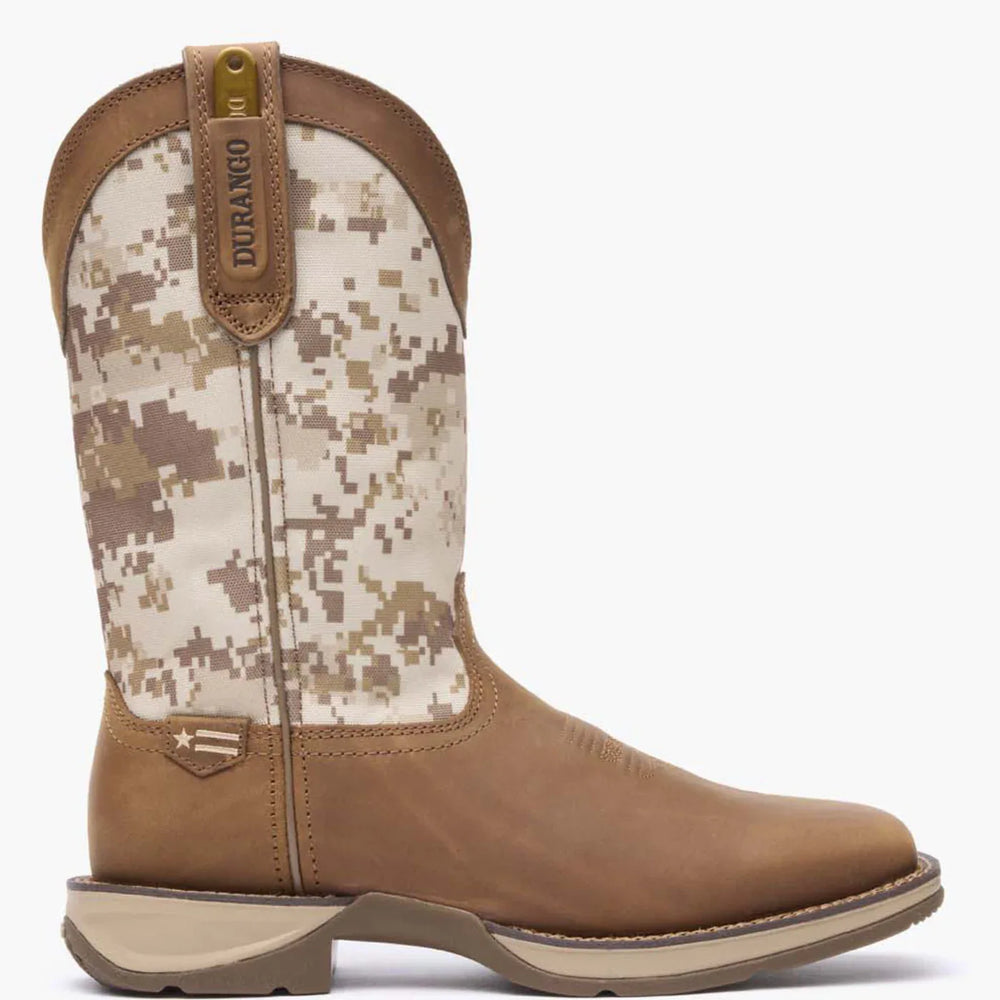 Rebel by Durango® Desert Camo Pull on Western Boot - Durango - Flyclothing LLC
