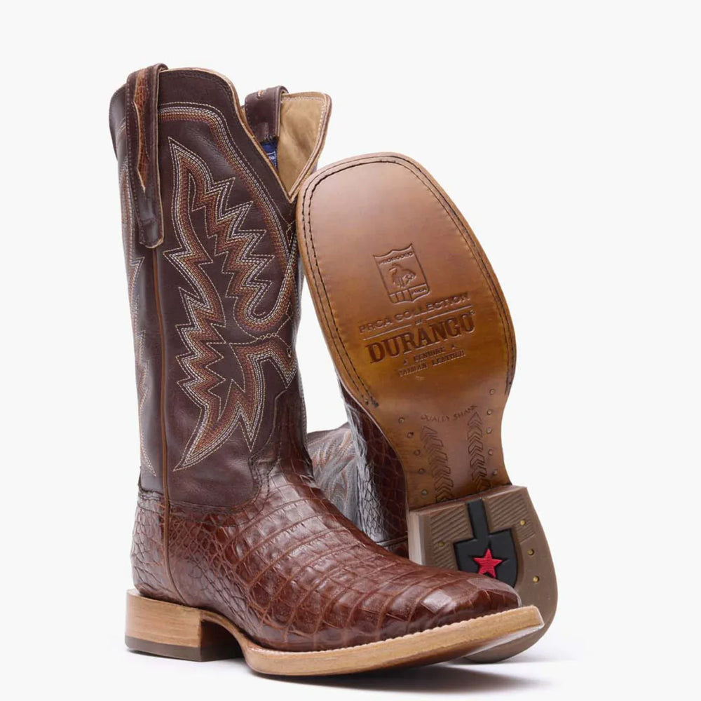Durango® Men's PRCA Collection Caiman Belly Western Boot - Durango - Flyclothing LLC