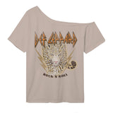 Def Leppard R N R Off The Shoulder Top - Def Leppard - Flyclothing LLC