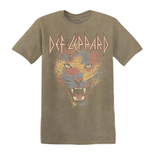 Def Leppard Painted Leppard Unisex T-Shirt - Def Leppard - Flyclothing LLC