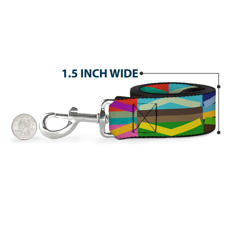 Dog Leash - Geometric10 Multi Color - Buckle-Down - Flyclothing LLC