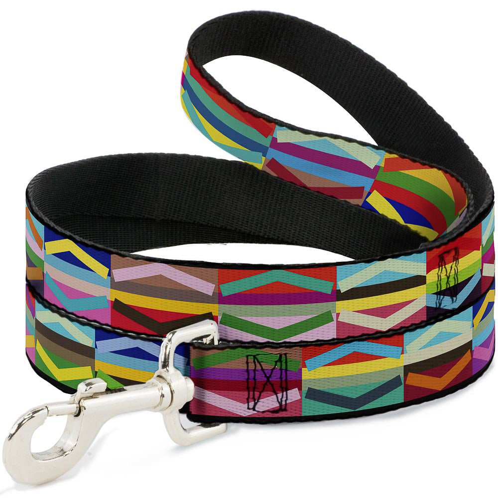 Dog Leash - Geometric10 Multi Color - Buckle-Down - Flyclothing LLC