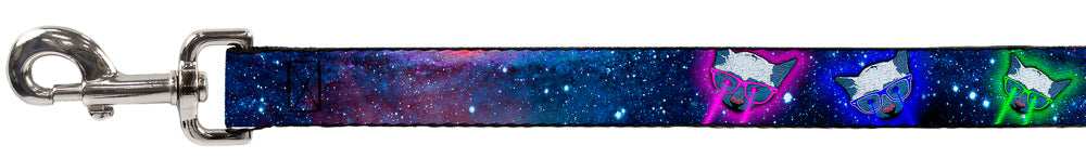 Dog Leash - Laser Eye Cats in Space - Buckle-Down - Flyclothing LLC