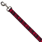 Dog Leash - Peace Dots Black/Fuchsia - Buckle-Down - Flyclothing LLC