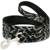 Dog Leash - BD AUTHENTIC SEATBELT BELT SINCE 1993 Flames Olive/Tan - Buckle-Down - Flyclothing LLC