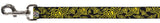 Dog Leash - BD Logo Scattered Black/Yellow - Buckle-Down - Flyclothing LLC