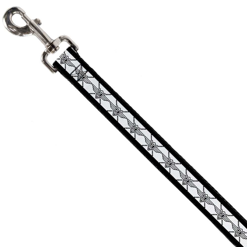 Dog Leash - BD Monogram2 White/Black - Buckle-Down - Flyclothing LLC
