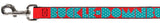 Dog Leash - BUCKLE-DOWN Shapes Red/Dot Turquoise/White - Buckle-Down - Flyclothing LLC