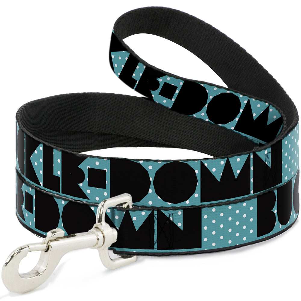 Dog Leash - BUCKLE-DOWN Shapes Dot Turquoise/White/Black - Buckle-Down - Flyclothing LLC