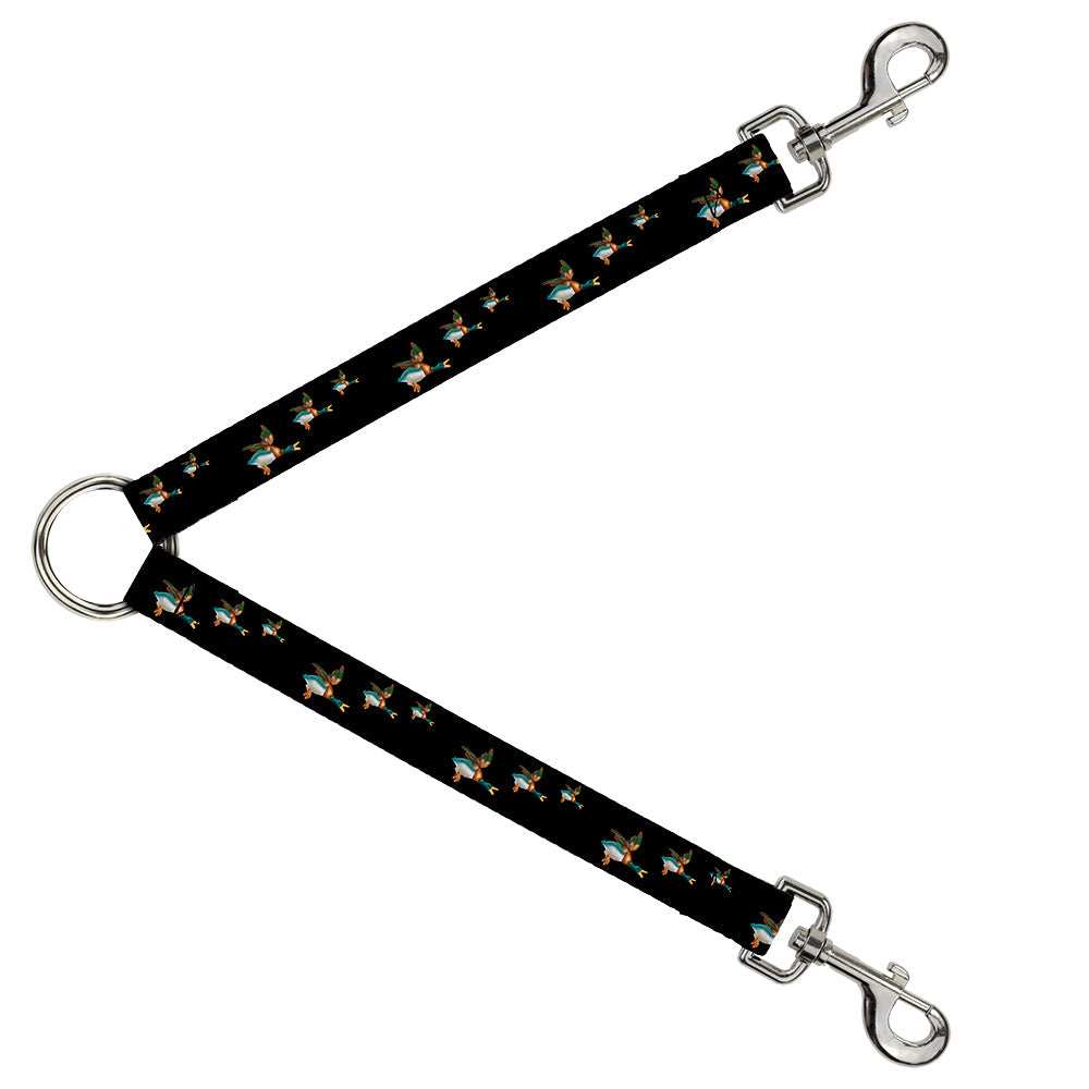 Dog Leash Splitter - Flying Mallards Black - Buckle-Down - Flyclothing LLC