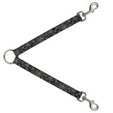 Dog Leash Splitter - BD Logo Scattered Black/Gray - Buckle-Down - Flyclothing LLC