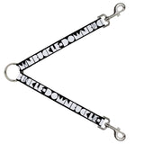 Dog Leash Splitter - BUCKLE-DOWN Shapes Black/White - Buckle-Down - Flyclothing LLC