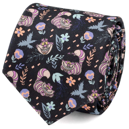 Disney Alice in Wonderland Cheshire Cat Black Men's Tie - Cufflinks.com - Flyclothing LLC