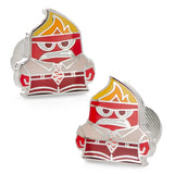 Disney Pixar Inside Out Anger Cufflinks - Cufflinks.com - Flyclothing LLC