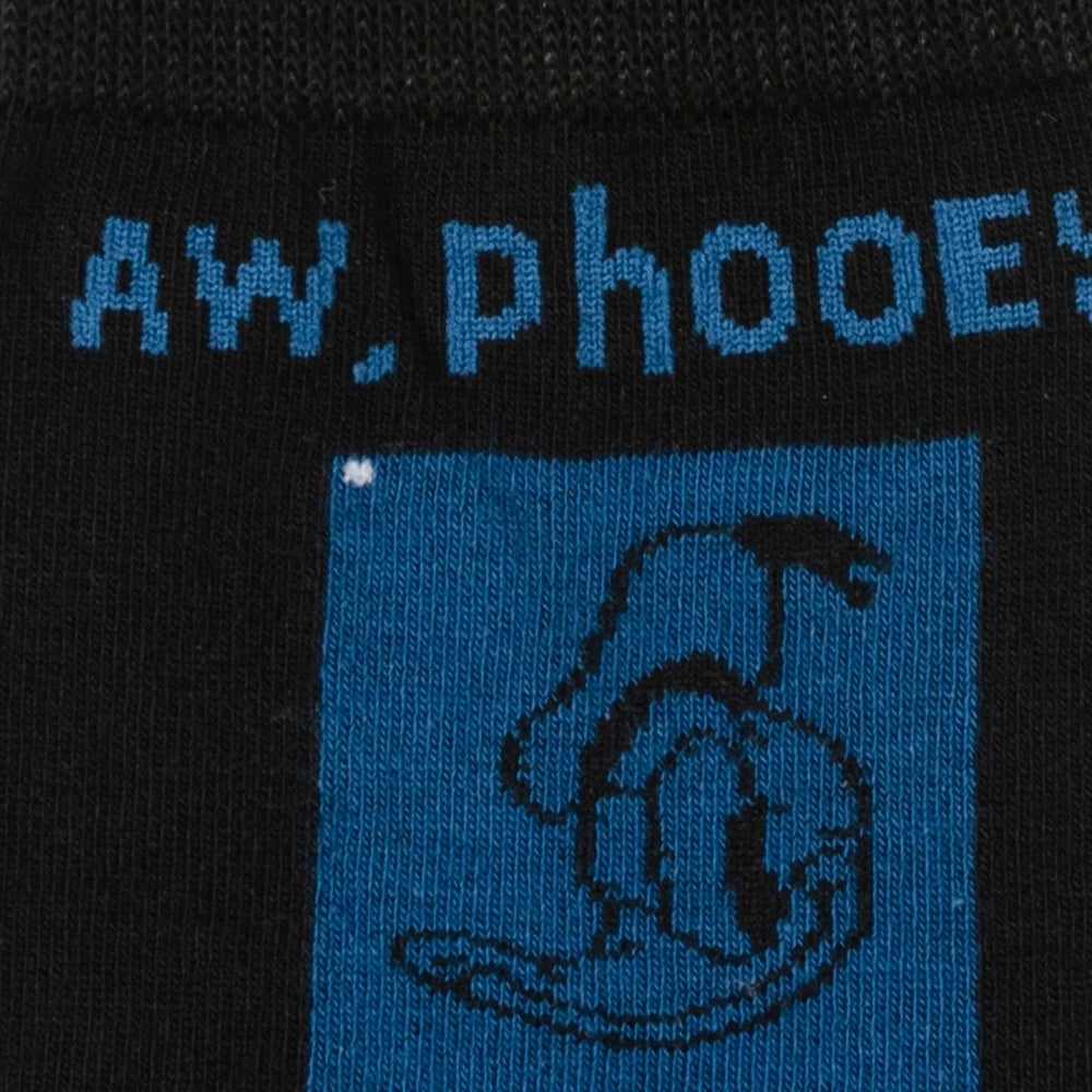 Disney Donald Duck Black Dress Socks & Blue Mickey Mouse Lapel Pin Gift Set - Cufflinks.com - Flyclothing LLC