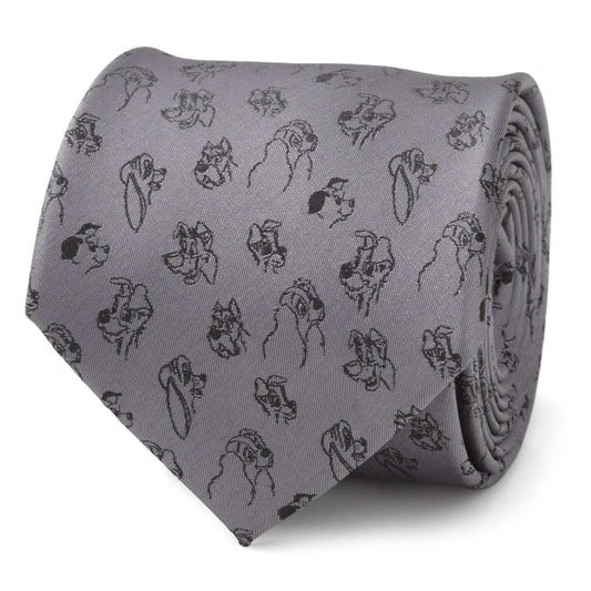 Disney Dogs Gray Men's Tie - Cufflinks.com - Flyclothing LLC