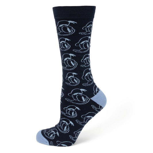 Disney Donald Duck Patterned Blue Socks and Mickey Mouse Blue Lapel Pin Gift Set - Cufflinks.com - Flyclothing LLC
