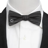 Disney The Nightmare Before Christmas Jack Skellington Striped Men's Bow Tie - Cufflinks.com - Flyclothing LLC