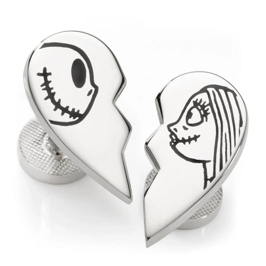 Disney The Nightmare Before Christmas Jack & Sally 'Simply Meant to Be' Cufflinks