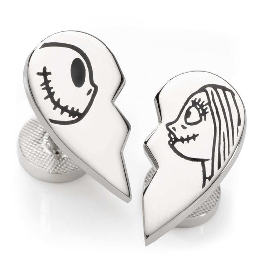 Disney The Nightmare Before Christmas Jack & Sally 'Simply Meant to Be' Cufflinks - Cufflinks.com - Flyclothing LLC