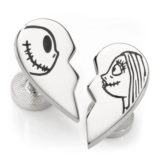 Disney The Nightmare Before Christmas Jack & Sally 'Simply Meant to Be' Cufflinks