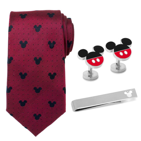 Disney Mickey Mouse Red Dot Necktie Gift Set - Cufflinks.com - Flyclothing LLC
