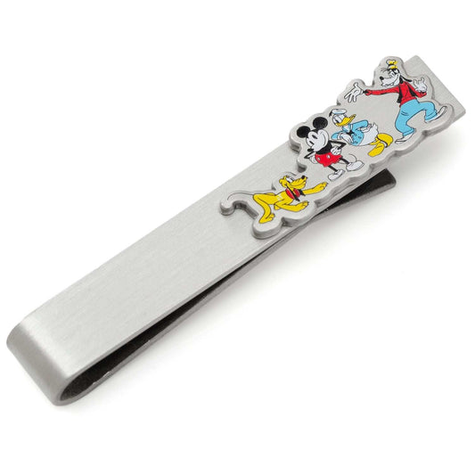 Disney Mickey and Friends Printed Silver Tie Bar - Cufflinks.com - Flyclothing LLC