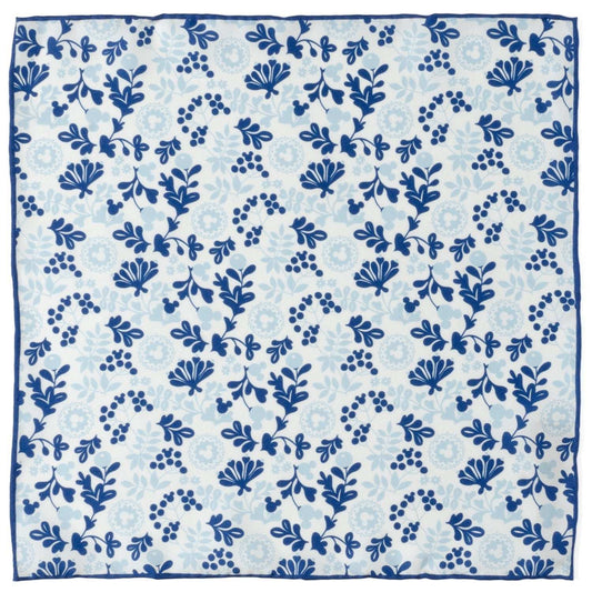 Disney Mickey Mouse Floral White Pocket Square - Cufflinks.com - Flyclothing LLC