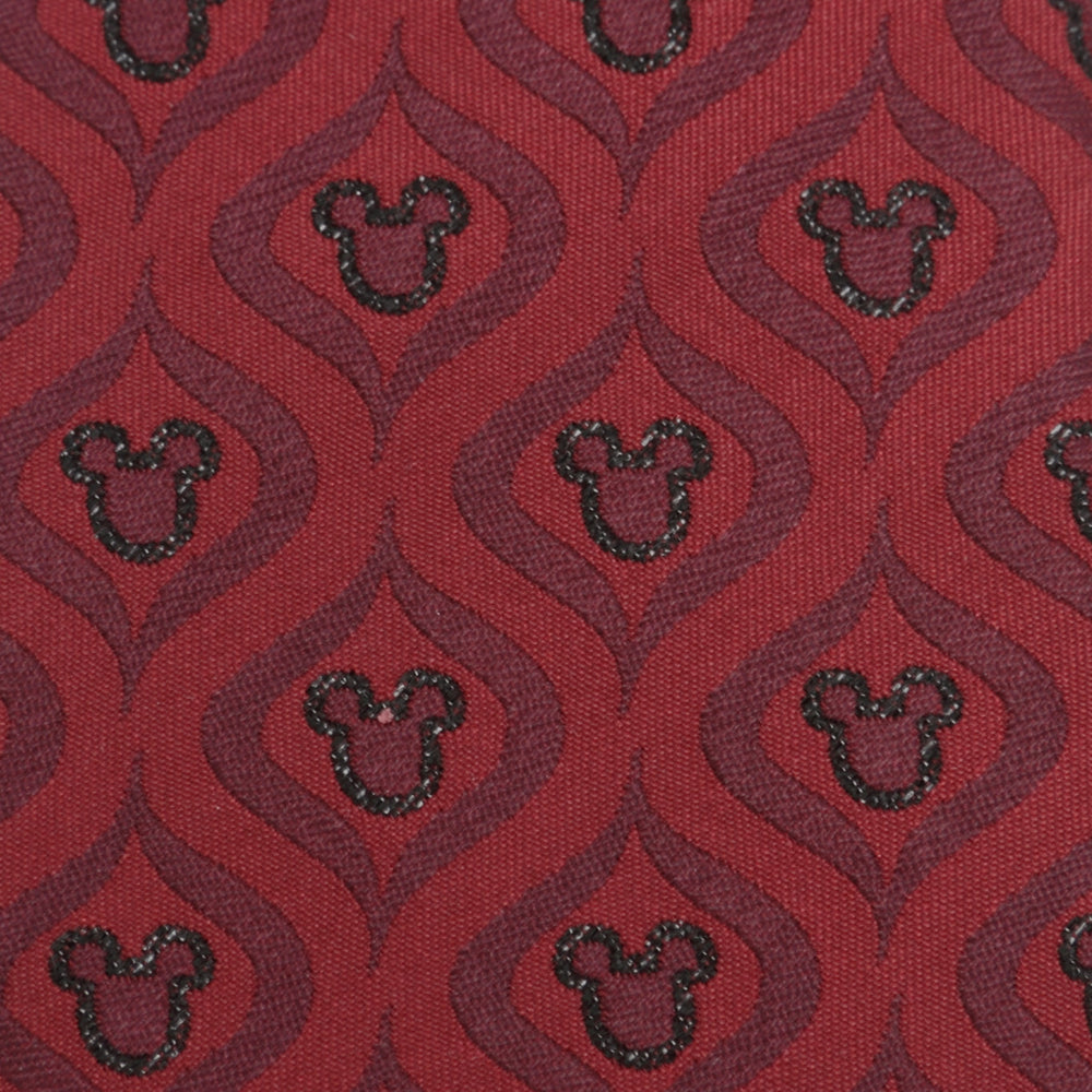 Disney Mickey Mouse Holiday Metallic Black Silk Men's Tie - Cufflinks.com - Flyclothing LLC