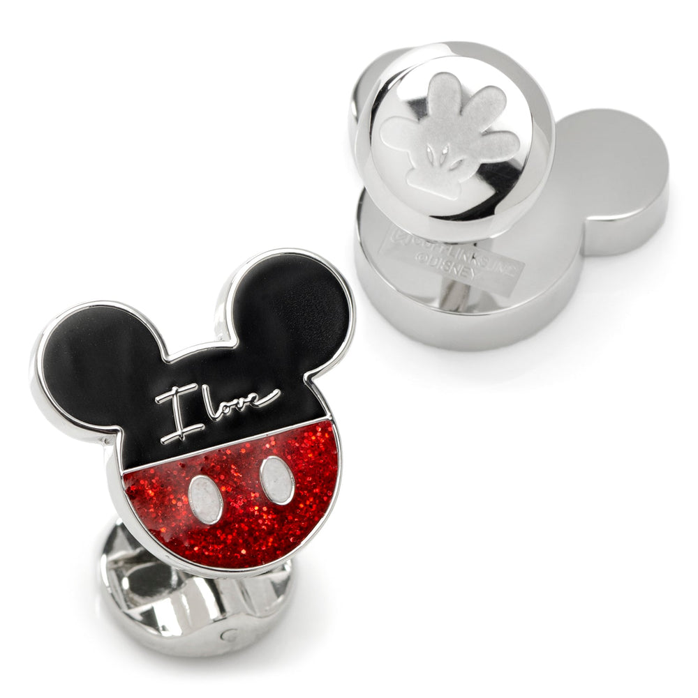 Disney Mickey and Minnie Mouse "I Love Us" Cufflinks - Cufflinks.com - Flyclothing LLC