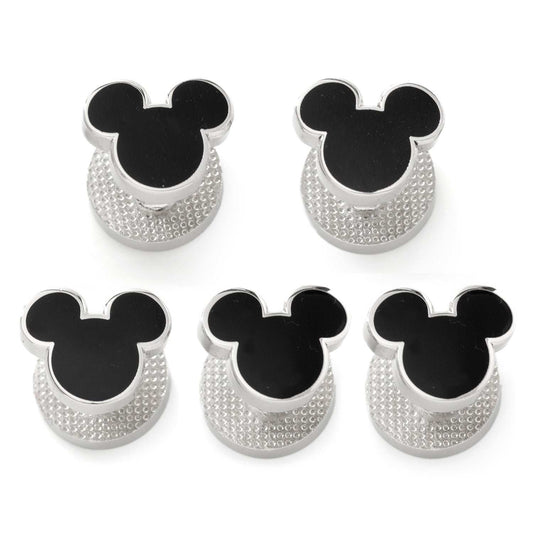 Disney Mickey Mouse Silhouette 5-Studs - Cufflinks.com - Flyclothing LLC