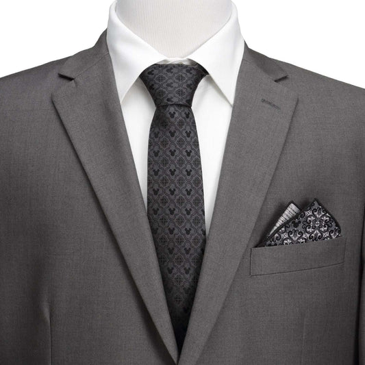 Disney Mickey Mouse Pattern Black Men's Tie - Cufflinks.com - Flyclothing LLC