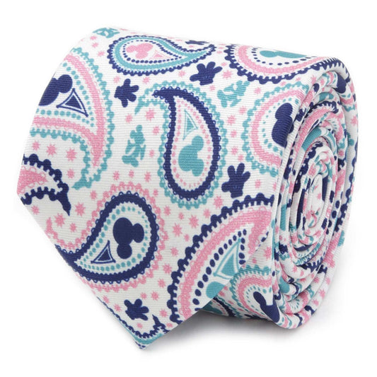 Disney Mickey Mouse Paisley Multi Men's Tie - Cufflinks.com - Flyclothing LLC