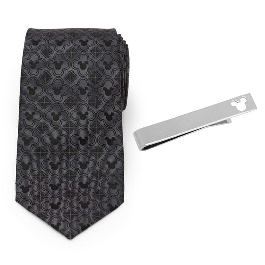 Disney Mickey Mouse Black Necktie and Tie Bar Gift Set - Cufflinks.com - Flyclothing LLC