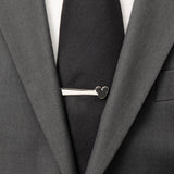 Disney Mickey Mouse Onyx Stainless Steel Tie Bar