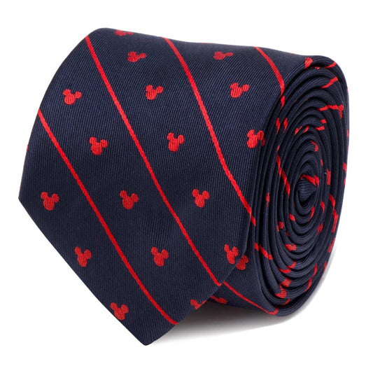 Disney Mickey Mouse Navy Pinstripe Tie - Cufflinks.com - Flyclothing LLC