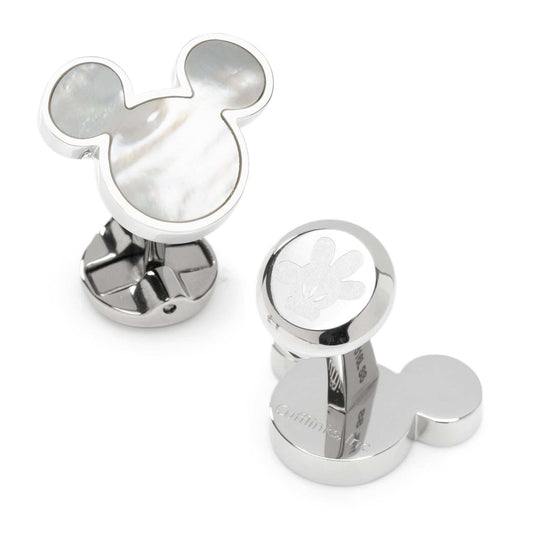 Disney Mickey Mouse Mother of Pearl Cufflinks - Cufflinks.com - Flyclothing LLC