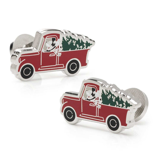 Disney Mickey Mouse Holiday Truck Cufflinks - Cufflinks.com - Flyclothing LLC