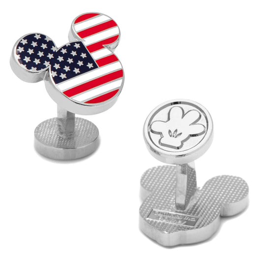 Disney Mickey Mouse Stars and Stripes Cufflinks - Cufflinks.com - Flyclothing LLC